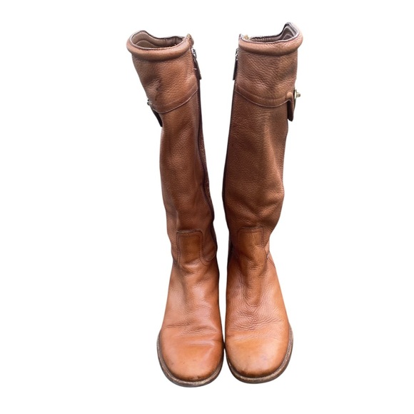 Tory Burch Tan Heeled Boots - Picture 2 of 12